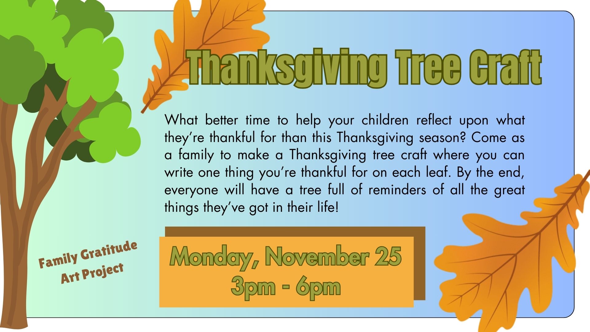 Thanksgiving Tree Craft